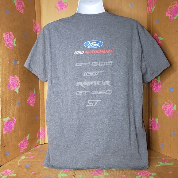 SHELBY GT 500 GRAY T SHIRT SIZE XL - Picture 4 of 10